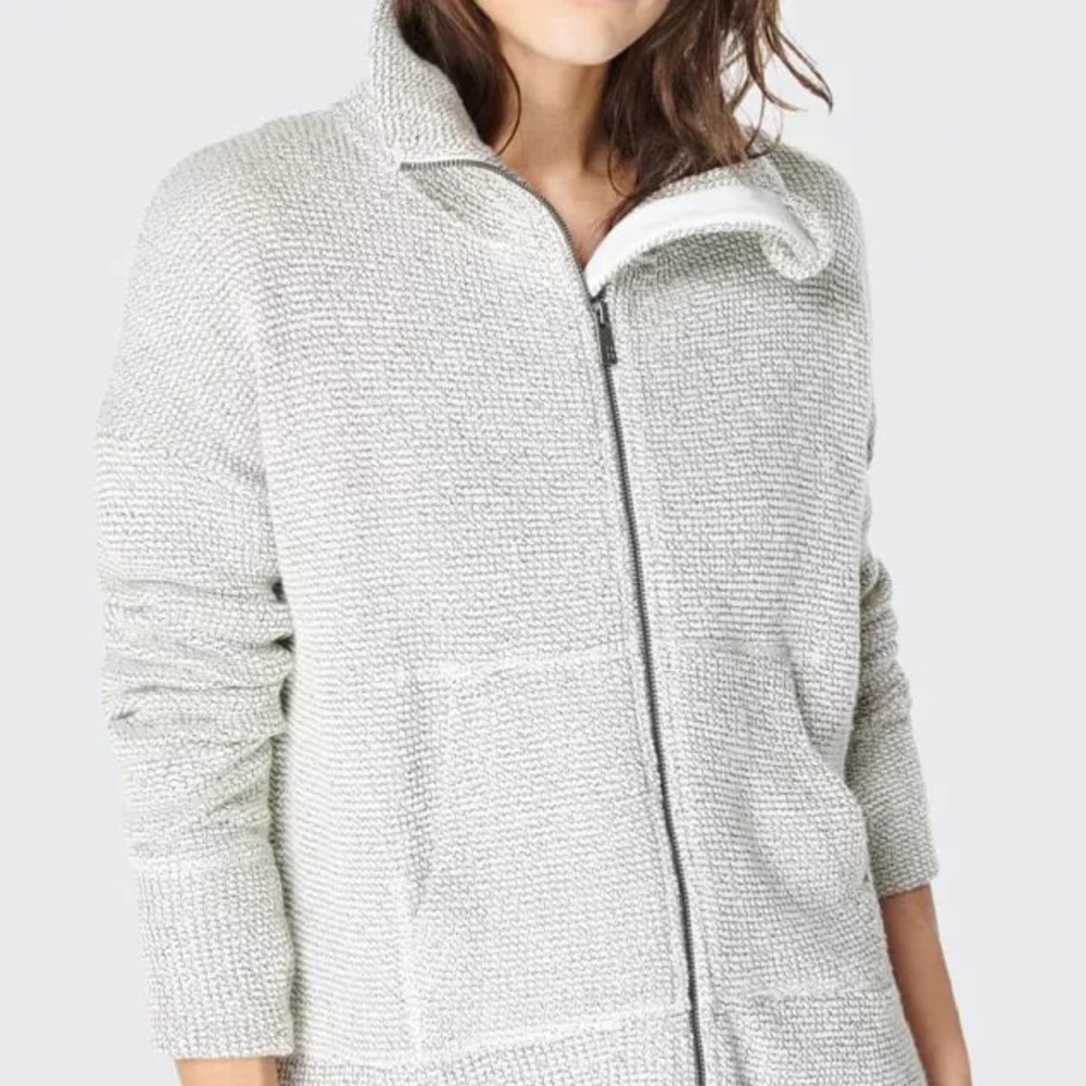Sweaty Betty Boucle Zip Sweater